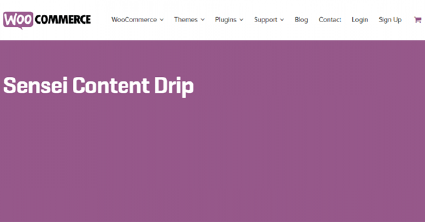 plugins - woocommerce sensei content drip 860x450