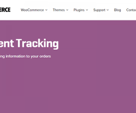 plugins - woocommerce shipment tracking 270x225