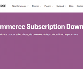 plugins - woocommerce subscription downloads 270x225