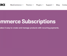 plugins - woocommerce subscriptions 270x225