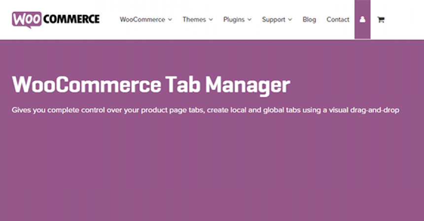 plugins - woocommerce tab manager 860x450