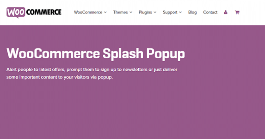 plugins - woocommerce woocommerce splash popup 860x450