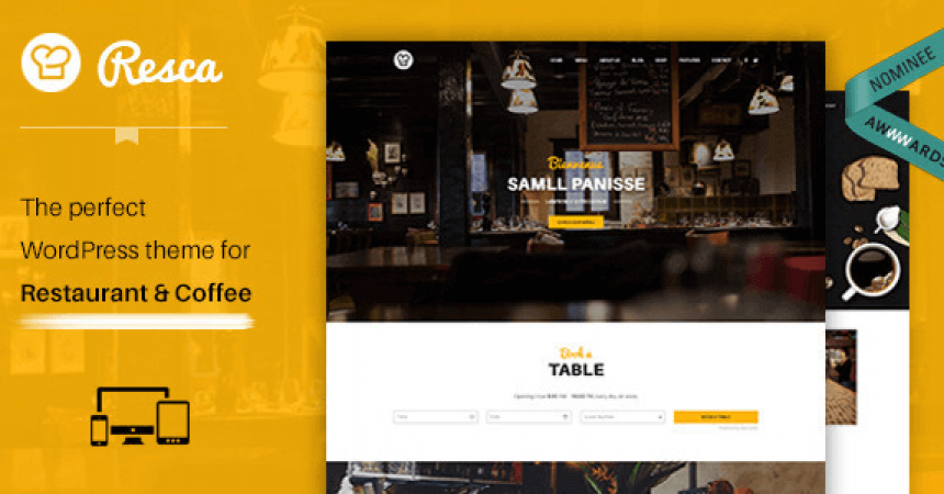 plantillas - wordpress restaurant theme resca 860x450