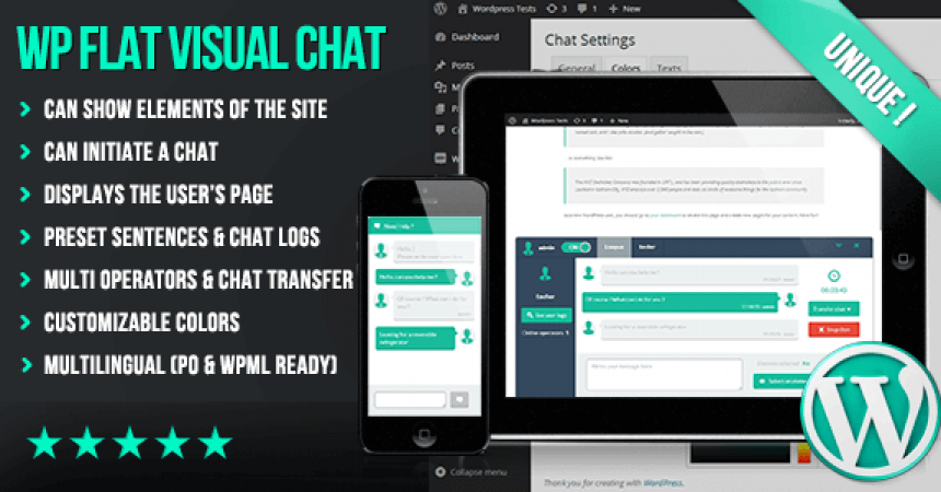 plugins - wp flat visual chat 860x450