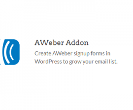 plugins - wpforms aweber 270x225