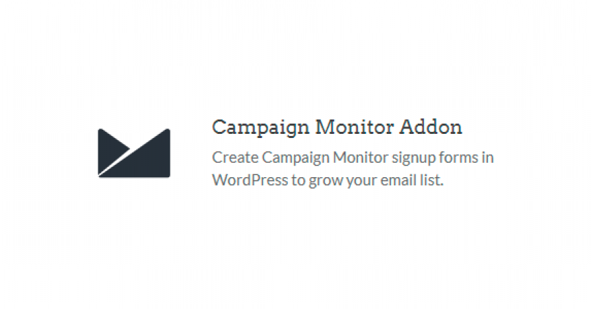 plugins - wpforms campaign monitor 860x450