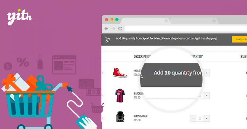 plugins - yith woocommerce cart messages 860x450