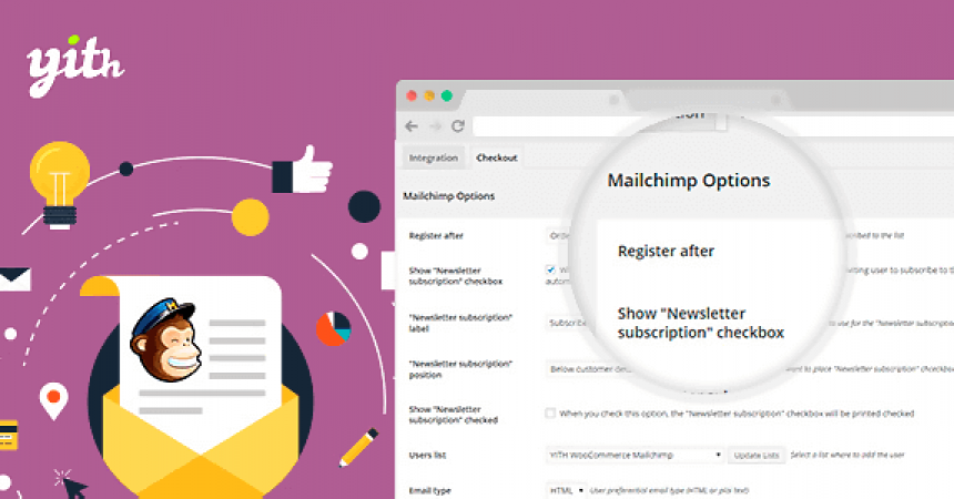 plugins - yith woocommerce mailchimp 860x450