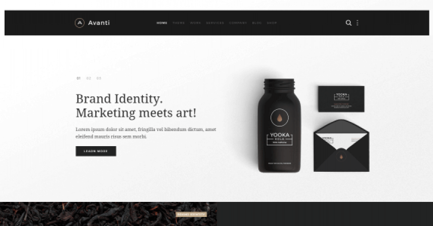plantillas - yootheme avanti 860x450